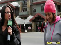Cute girl offers strangers cash for sexy dares