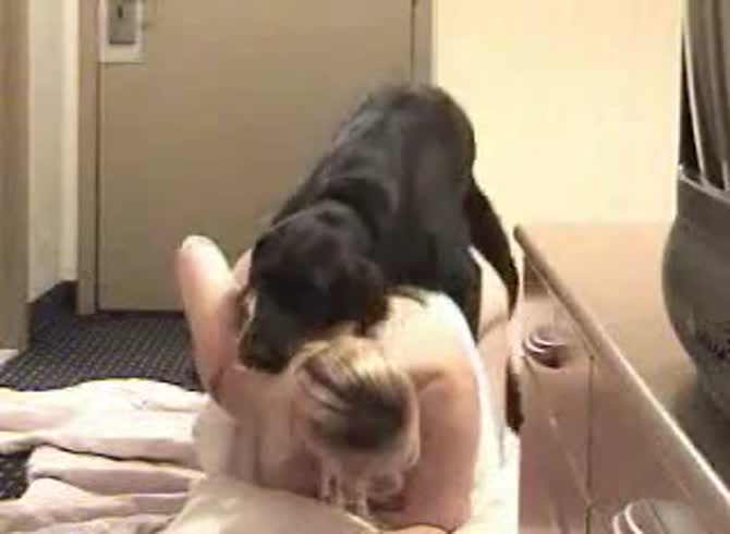 Lovely Hungarian milf enjoys getting wildly fucked by her pet - Zoo Porn Dog Sex, Zoophilia 
