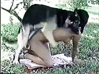 Attractive girl with a well-used pussy gets banged by a dog