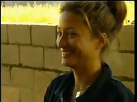 Rebecca loos and pig in the farm2