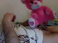 Having Fun With My Stuffed Bear GayBeast Rip - Beastiality Porn With Dude