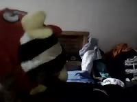Dry Humping A Stuffed Bird GayBeast - Bestiality Porn Video With Dude