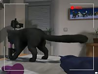 3d Panther GayBeast - Zoophilia Men