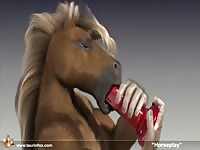 Animated Horse GayBeast.com - Animal Men