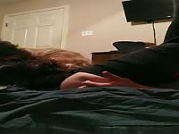 Slit gets her ass eaten out by pup