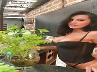 Hot latina with beautiful ass