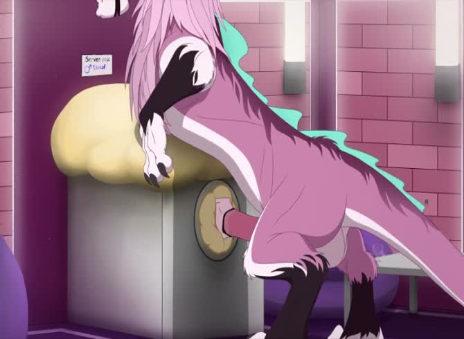 Furry animation. Servicing a big dragon cock - Extrem Sex and Taboo Porn.