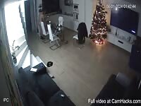 Curvy Latina fucks boyfriend on Christmas 1952