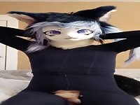 Fursuiter's first ever masturbation video 