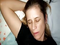 POV blowjob from MILF and mouth load