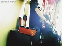 Secretary caught sucking the boss’s cock
