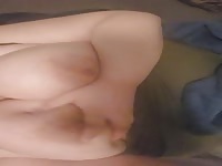 Showing my big boobies