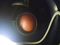 Vacuum Cleaner a lot of cum inside with camera