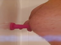 Dildo in shower 