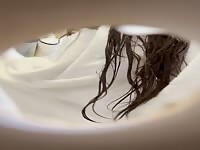 Spying sisters tits after shower