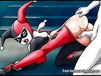 Joker and Harley Quinn hentai parody