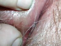 Closeup Of My Mature BBW Wife's Flabby Pussy